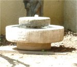 stone fountain